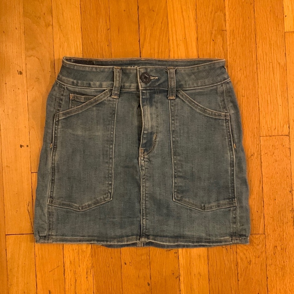 American Eagle High Waisted Jean Skirt
